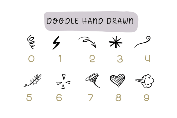 Doodle Hand Drawn Font preview 8