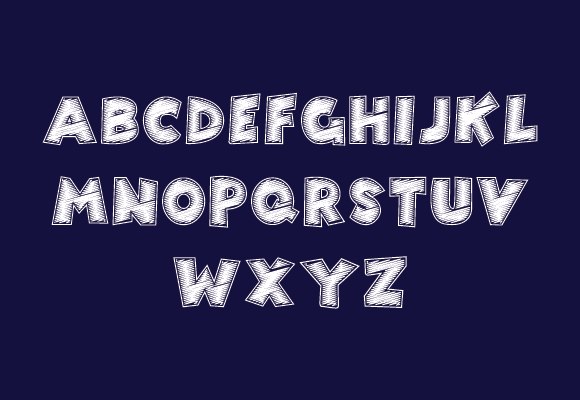 Doodle Kids Font preview 3