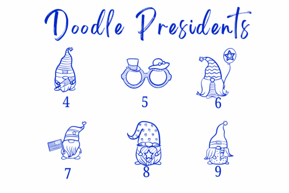 Doodle Presidents Font preview 4