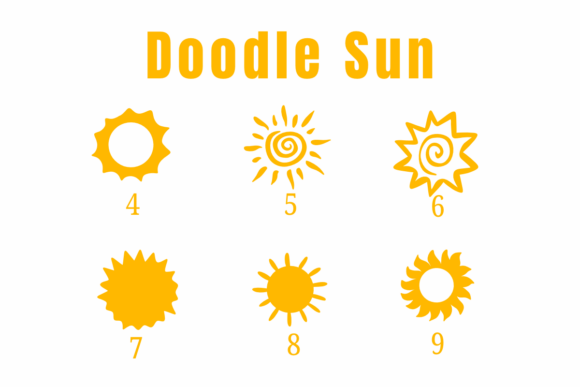 Doodle Sun Font preview 4