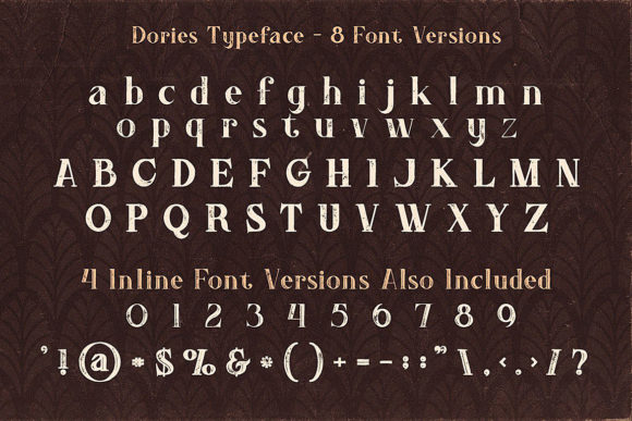 Dories Family Font preview 4