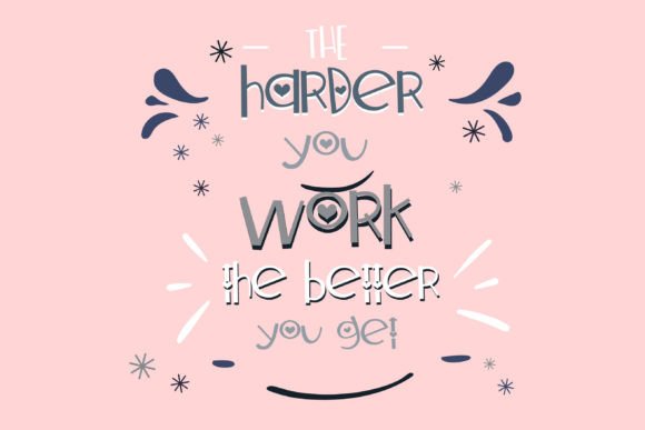 Dorky Devoted Font preview 2