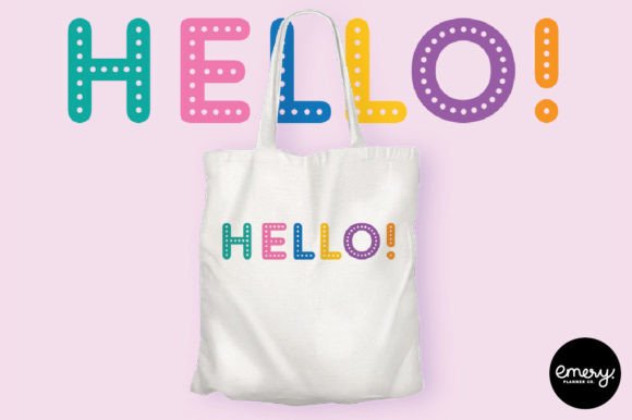 Dot Dream Font preview 4