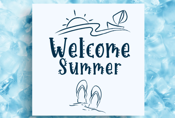 Dot Summer Font preview 4