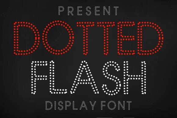 Dotted Flash Font