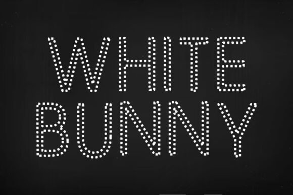 Dotted Flash Font preview 2