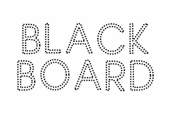 Dotted Flash Font preview 3
