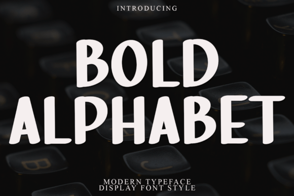 Bold Alphabet Font