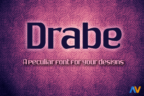 Drabe Font preview 3