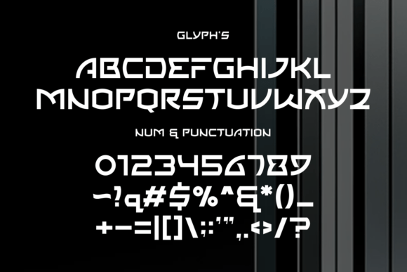 Drage 69 Font preview 3