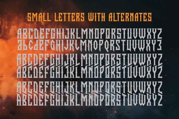 Dragon Blaze Font preview 4