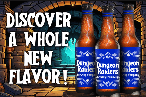 Dragon Dungeon Font preview 3