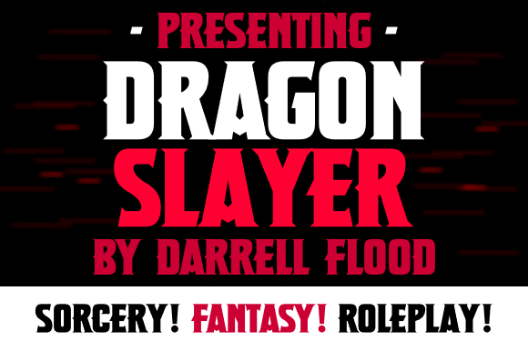Dragon Slayer Font preview 2