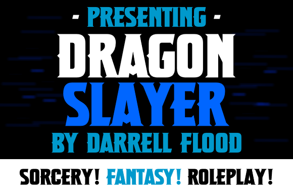 Dragon Slayer Font preview 4