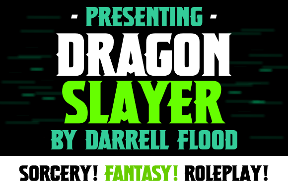 Dragon Slayer Font preview 6