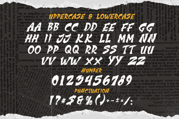 Dragon Striker Font preview 2
