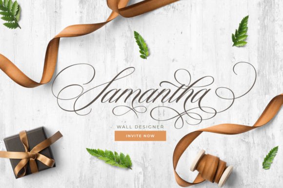 Aisha Lovely Font preview 3