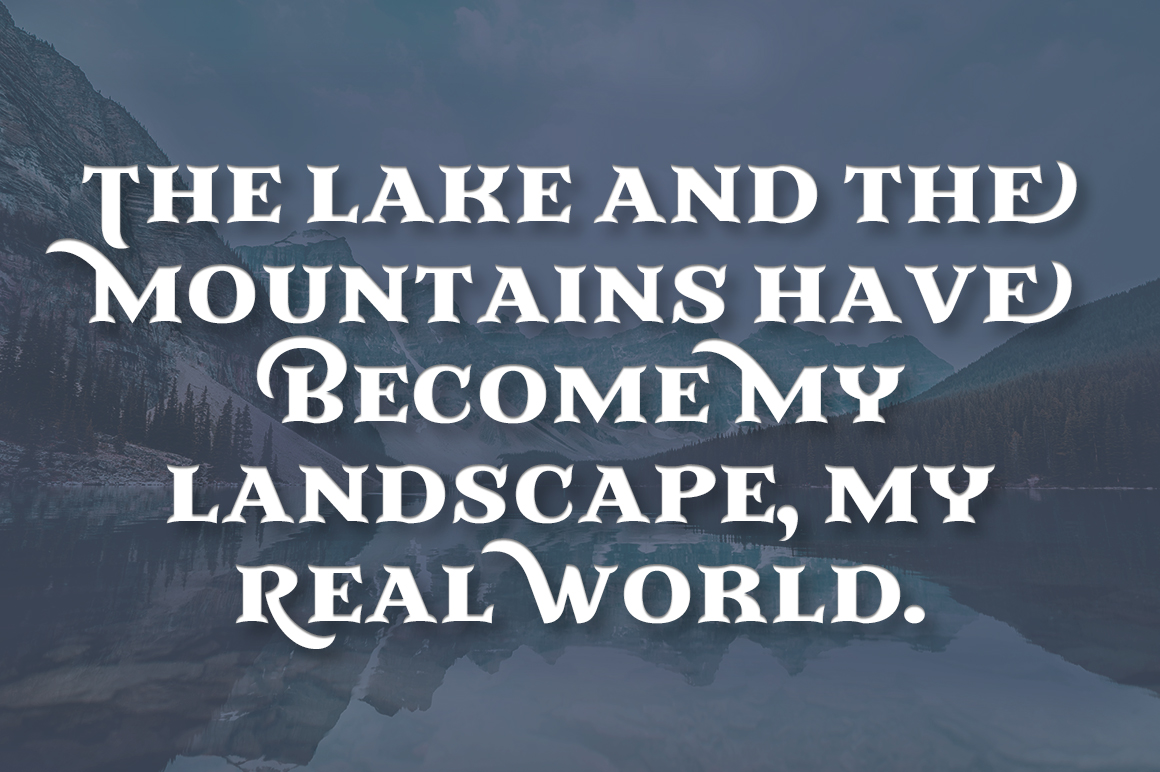 Antelope Island Font preview 4