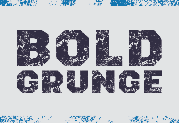 Bold Grunge Font Bold Grunge Font