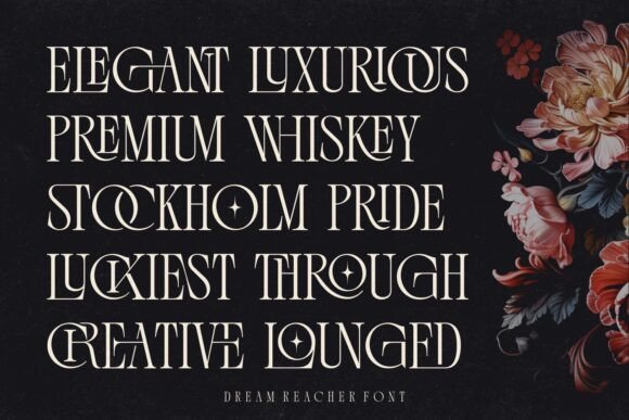 Dream Reacher Font preview 2