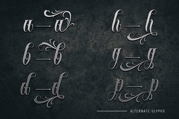 Black Ink Font preview 4