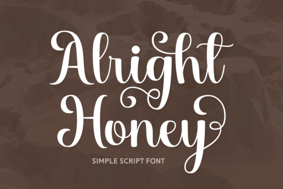 Alright Honey Font