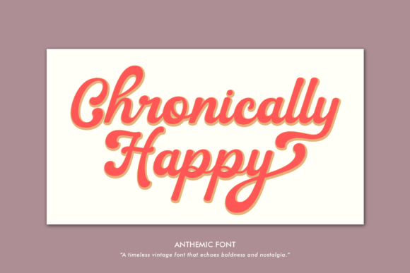 Anthemic Font preview 3