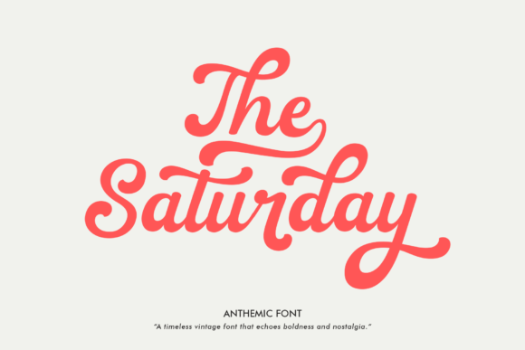 Anthemic Font preview 4