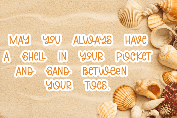 Dreaming of Sunshine Font preview 2