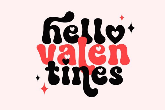 Bold Heart Font preview 4