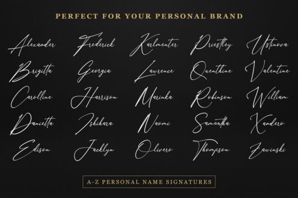Anthoni Signature Font preview 3