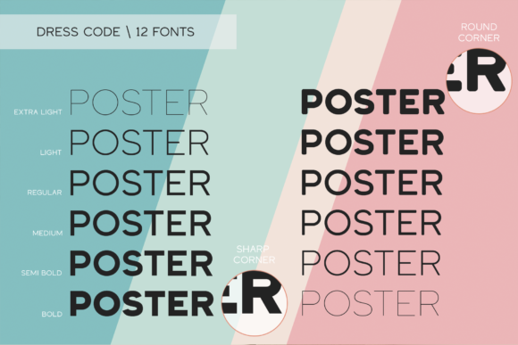 Dress Code Font preview 3