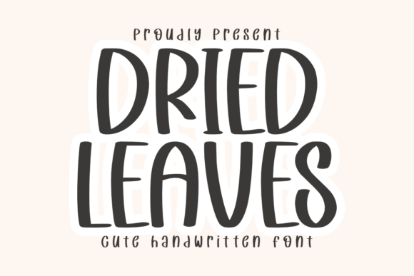 Dried Leaves Font