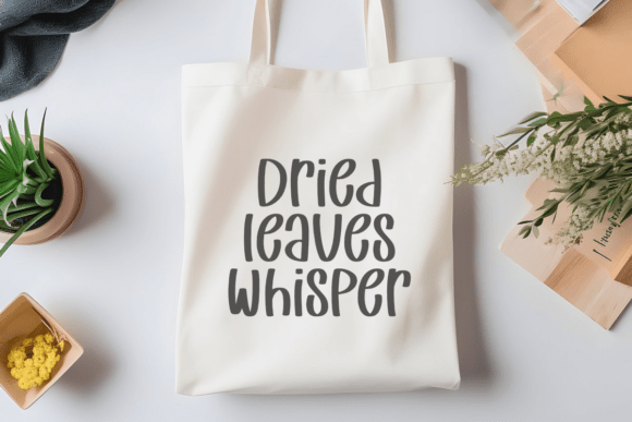Dried Leaves Font preview 4
