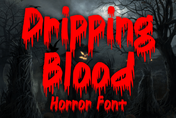 Dripping Blood Font