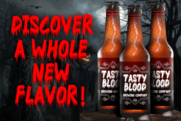 Dripping Blood Font preview 2