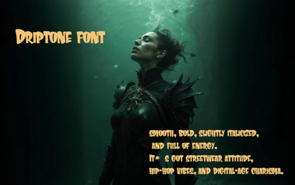 Driptone Font preview 4