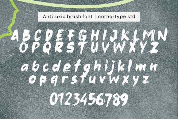 Anti Toxic Font preview 2