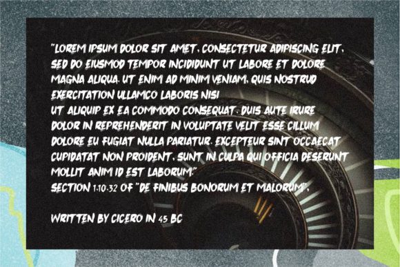 Anti Toxic Font preview 4