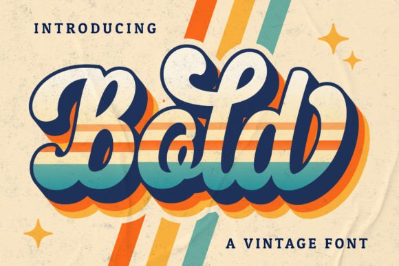 Bold Script Font