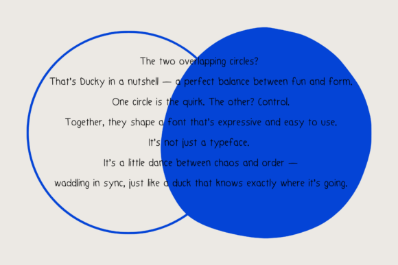 Ducky Font preview 3