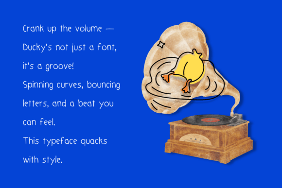 Ducky Font preview 4