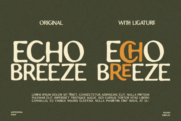 Antichona Font preview 3