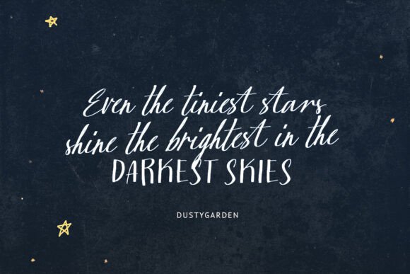 Dusty Garden Font preview 2