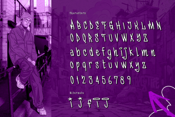 Dynames Font preview 2