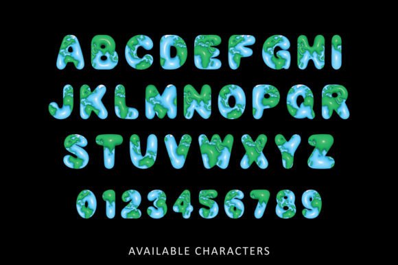 Earth Day Font preview 2