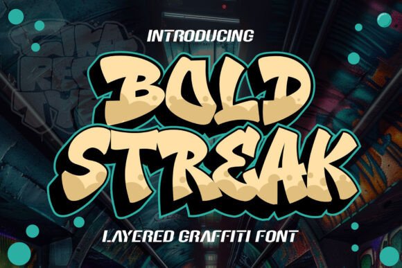 Bold Streak Font