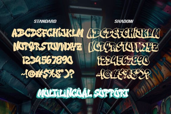 Bold Streak Font preview 2