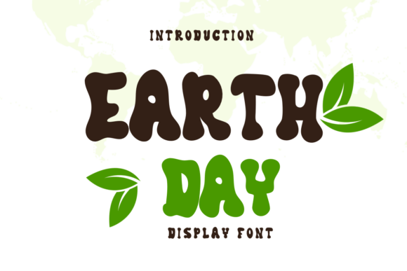 Earth Day Font Font
