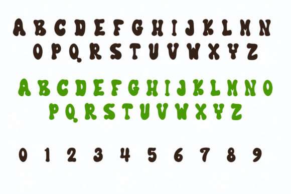 Earth Day Font Font preview 2